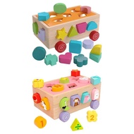 Shape Sorter Colorful Toddler Montessori Toy Wooden Sorting Puzzles and Stacking Toys Educational Montessori Preschool Toys for 2 3 4 Years Old Girls Boys special
