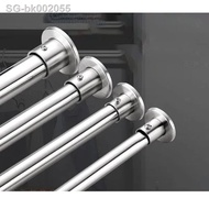 ¤✿▨ Stainless Steel Closet Wardrobe Rod Holder Socket End Support Bracket Flange for Wardrobe Curtain Cloth Rod 16mm-32mm