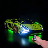 LED Light Kit for Lego 42115 Technic Lamborghini Sián FKP 37 Model (Not Include Building Block Model