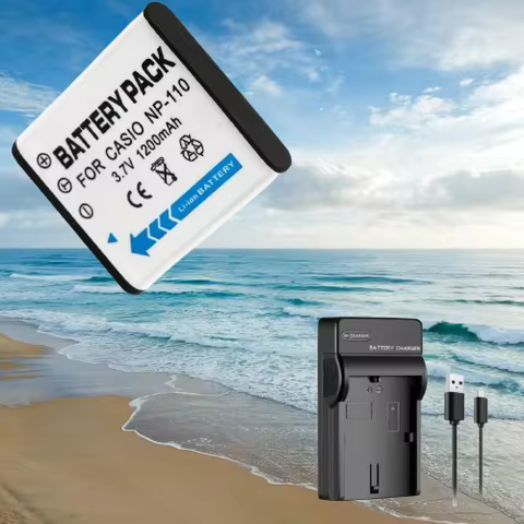 3.7V 1200mAh NP-110 NP110 Camera Battery or Charger For CASIO EX-ZR10 ZR15 ZR20 ZR50 ZR55 ZR60 Z2000