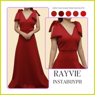 ☆ ◄ ◑ ∵ Civil Wedding Dress Ninang Dress Formal Dress Taytay Supplier Rayvie Balloon Cut Bridesmaid