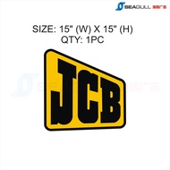 JCB Backhoe Sticker Crane Sticker Lorry Sticker (Pelekat) 214e 214 3CX Series 3