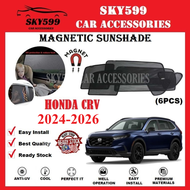 Honda CRV 2024-2026 Magnetic Sunshade 【6pcs】
