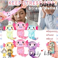 DAPHNE Squishy Stress Glitter, Glitter Sugar Filled Axolotl Squishy Toys, Cute Soothing Texture Cute