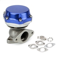 Blue 38mm External Turbo Exhaust Manifold Wastegate with Dump Ring 14PSI