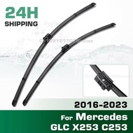 Front Wiper Blades Set For Mercedes-Benz GLC-Class X253 C253 200 220d 250d 300 350e 43 63 Windshield