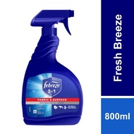 Febreze 2-in-1 Antibacterial Disinfectant Fresh Breeze (800 ml)