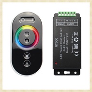 [deeamber.vn] GT666 RGB LED LED Strip Controller Wireless  Touch Remote DC 12V 24V 18A 3 Channels Li