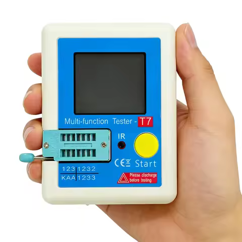 Transistor Tester TFT Display IR Multifunction Tester LCR ESR Diode Triode Capacitance Meter Diagnos