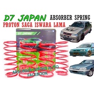 D7 JAPAN ABSORBER SPORT SPRING SET FOR PROTON SAGA LAMA ISWARA LAMA