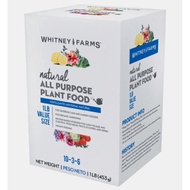 Whitney Farms Natural All Purpose Plant Food(OMRI Listed) 1 Lbs, 453g