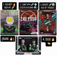 F1 Topps Chrome F1-75 Card (HELMET) - Gabriel Bortoleto & Nico Hulkenberg (Kick F1)