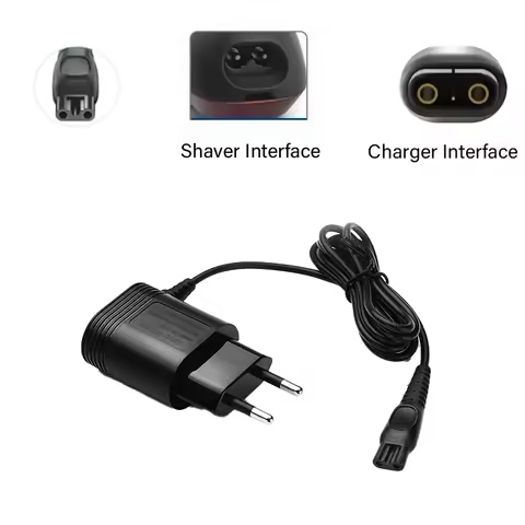 EU Plug Charger 15V 5.4W HQ8505 Charger Razor Blade for Philips Shaver Series1000 3000 5000 7000 900
