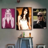 actress Emma Roberts Poster Prints, Modern Wall Art,Bedroom,Dining Room,Bar,Cafe,Home Decor,No Frame
