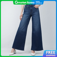 Levis | Levis Womens Jeans 728 High-Rise Wide Leg Dark Blue 0039B0017 S