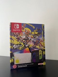 全新行貨 Switch OLED Splatoon3特別版有單