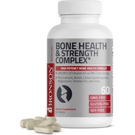 Bronson Bone Health & Strength Complex*  Formula 200 MCG of Vitamin K2 as MK7, Calcium, Boron, Cissu