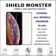 k001ShieldMonster iPhone 8 / 7 / 6s / 6 Plus Full Curved Tempered Glass Screen Protector