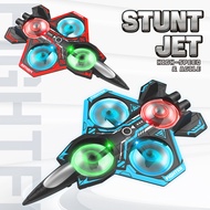 RC Aircraft Fighter Jet Model Glider, ABS Drop-Resistant Toy Airplane for Kids, Outdoor Flying Fun