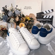 Alexander Mcqueen Blue Tail White Shoes