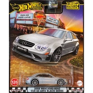 Hot Wheels Gold Label Rubber Tire Avenue BENZ 08 CLK 63 AMG BLACK SERIES