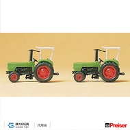 Preiser 79506 (N) Deutz D6206 道依茨農用拖拉機 (2輛)