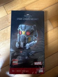 Marvel正版星爵star lord頭盔(lego未砌)