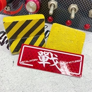[East Asian Nameplate.24h Shipment] Zhanzi 3M Road-Grade Reflective Sticker-Aluminum Plate/Body Stic