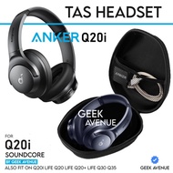 Tas Headset Anker Soundcore Q20i Life Q20 Q20+ Q30 Q35 Headphone Case