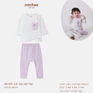 BR076 - MOCHEE PURPLE BOW SHOULDER SET