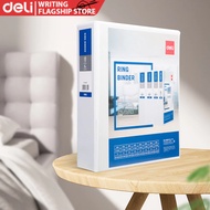 Deli E5616N A4 Ring Binder Document Paper Clip File Binder Ring