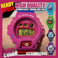 (Promosi Item) G shock DW6900 KID CUDI Jam Tangan Lelaki Perempuan DIGITAL SPORTS WATCHES Cudi PINK