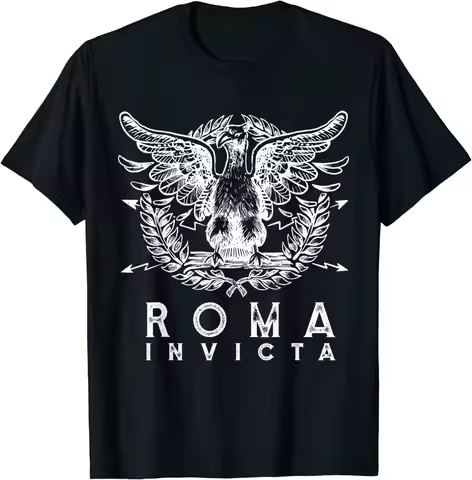 Roma Invicta Roman Empire SPOR Ancient Rome Men T-Shirt Short Sleeve Casual 100% Cotton O-Neck Summe