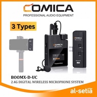COMICA BOOMX-D-UC RX | BOOMX-D UC1 | BOOMX-D UC2 2.4G DIGITAL WIRELESS MICROPHONE SYSTEM TRANSMITTER
