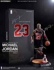 已絕版 ENTERBAY 8週年紀念版 Michael Jordan 麥可喬丹 黑色球衣客場版