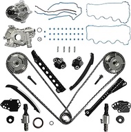 5.4L V8 Triton Engine Timing Chain Sproket Tensioner Solenoid & Oil Pump & Water Pump Fit For Ford E