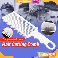 Men Fading Comb Hairdressing Hairdresser Clipper Hair Cutg Comb Anti Static Flat Top Fade Comb Brush