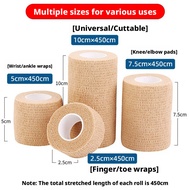 Elastic Self-Adhesive Bandage, Sports Compression Tape, Elastic Patch, Wrist Support Knee Support An