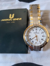 Universal Geneve 雙色錶帶石英錶