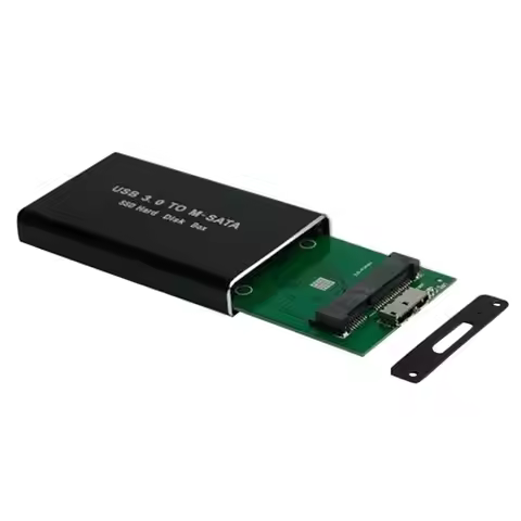 mSATA To USB 3.0 SSD Enclosure External HD Hard Drive Disk Box Storage Case Adapter For KingSpec Kin