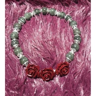 Green Phantom Crystal Bracelets Size 19