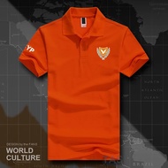 Cyprus CYP Men's Short-Sleeved Polo Shirt White National Flag Print Brand 2018 Team Cotton New Fashi