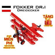 Fokker Dr.I Airplane Puzzle Set – German Empire – World War 1