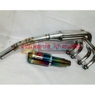 Akrapovic rainbow z800 & z900 fs Original Worm header Exhaust