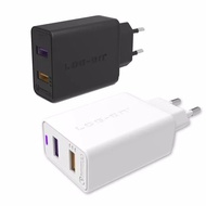 Tc CHARGER LO-C30 2 USB Power Port QUALCOMM QUICK CHARGER 3.0 LOG ON