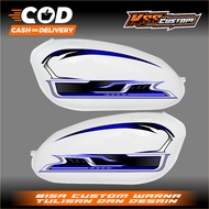 Honda CB 125 tank striping - CB 100 tank striping, custom variations - CB contest striping