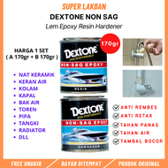 Lem Dextone Anti Bocor Kolam Pipa Toren Rembes Merekat Dalam Air 170gr