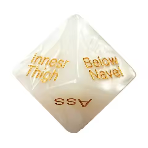 Couples Gift 4 Pcs Intimacy Dice Marble Acrylic Engraved Position Date Night Bedroom Game Spice Up R