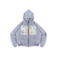 DIRTYBUSINESS NAZARIO ZIP HOODIE MISTY ZIP HOODIE HOODIE ZIP HOODIE ZIPPER HOODIE ZIP BOXY