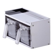 珍珠牌 不鏽鋼調味料收納架（附2個調味罐）